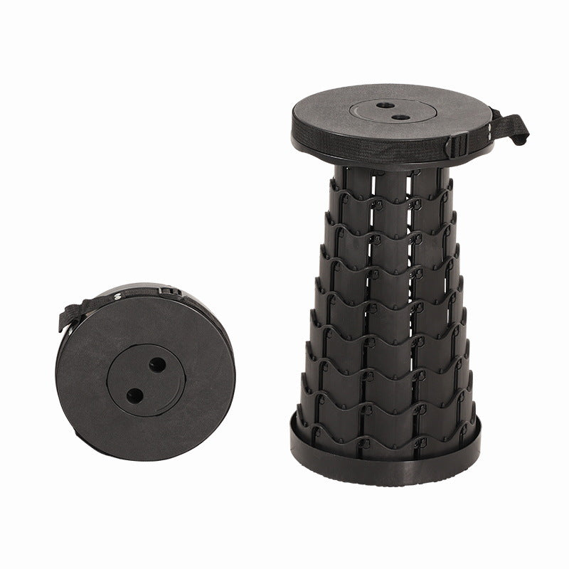 Katlanır Uzatmalı 47x25 Cm Tabure Siyah