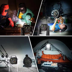 Taşınabilir Projektör USB Şarjlı Tripotlu LED Çalışma Lambası