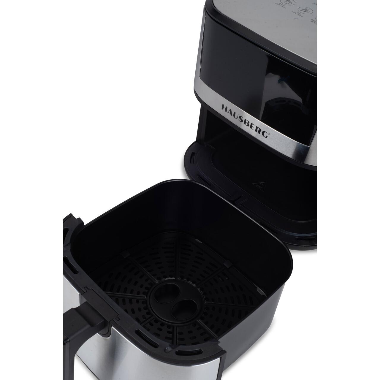 Hausberg Maestro XXL 7.5 Lt Dijital 12 Program Airfry Fritöz Inox