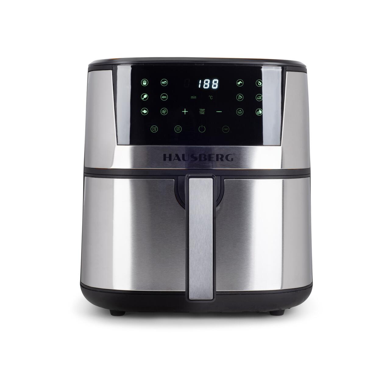 Hausberg Maestro XXL 7.5 Lt Dijital 12 Program Airfry Fritöz Inox