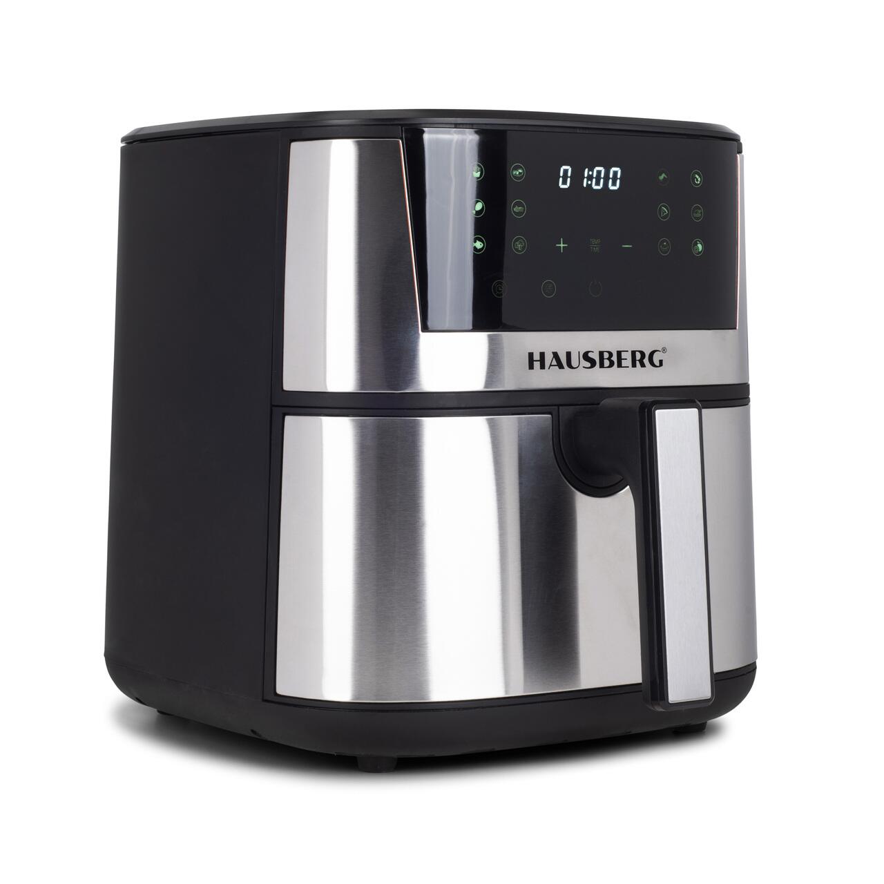 Hausberg Maestro XXL 7.5 Lt Dijital 12 Program Airfry Fritöz Inox