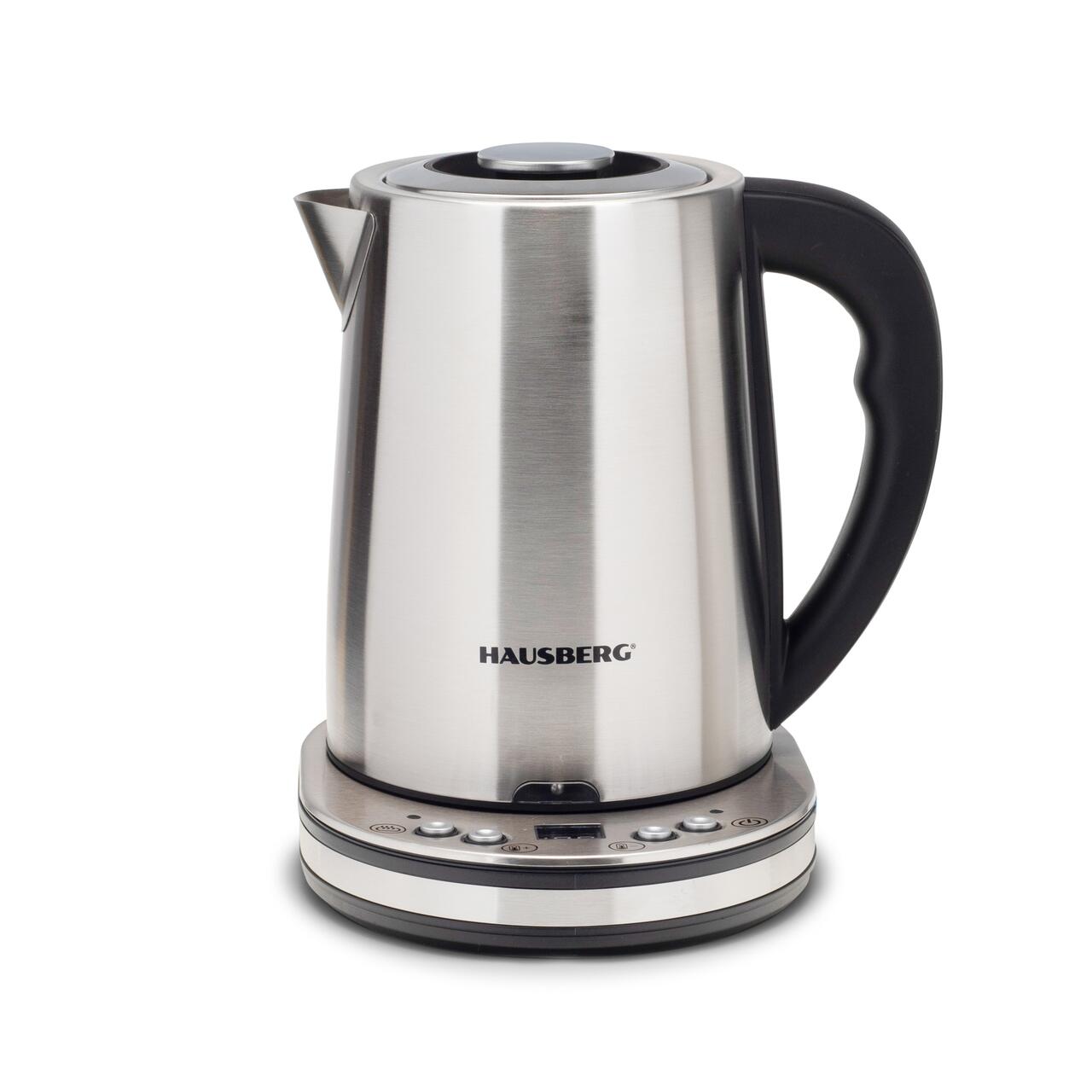 Hausberg 1.7 Lt Dijital Çay Makinesi Inox