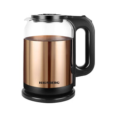 Hausberg 1.8 Lt Gizli Rezistanslı Elektrikli Su Isıtıcı Kettle Gold