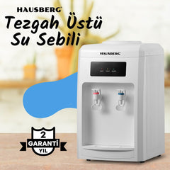 Hausberg Tezgah Üstü Üstten Damacanalı Su Sebili Beyaz