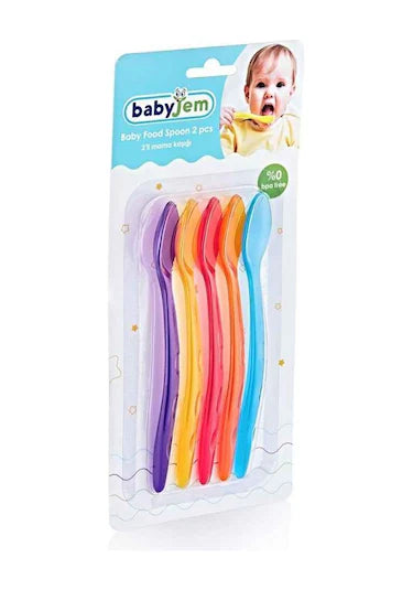 Babyjem 5'li Mama Kaşığı Renkli