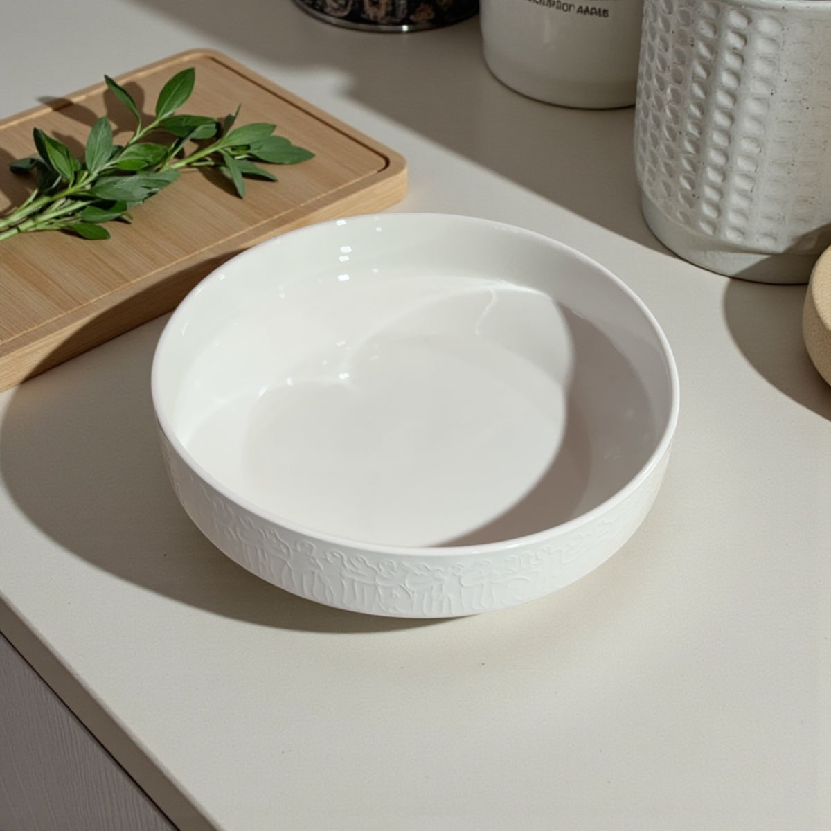 Geniş Çukur Meyve Salata Tabağı 28 Cm