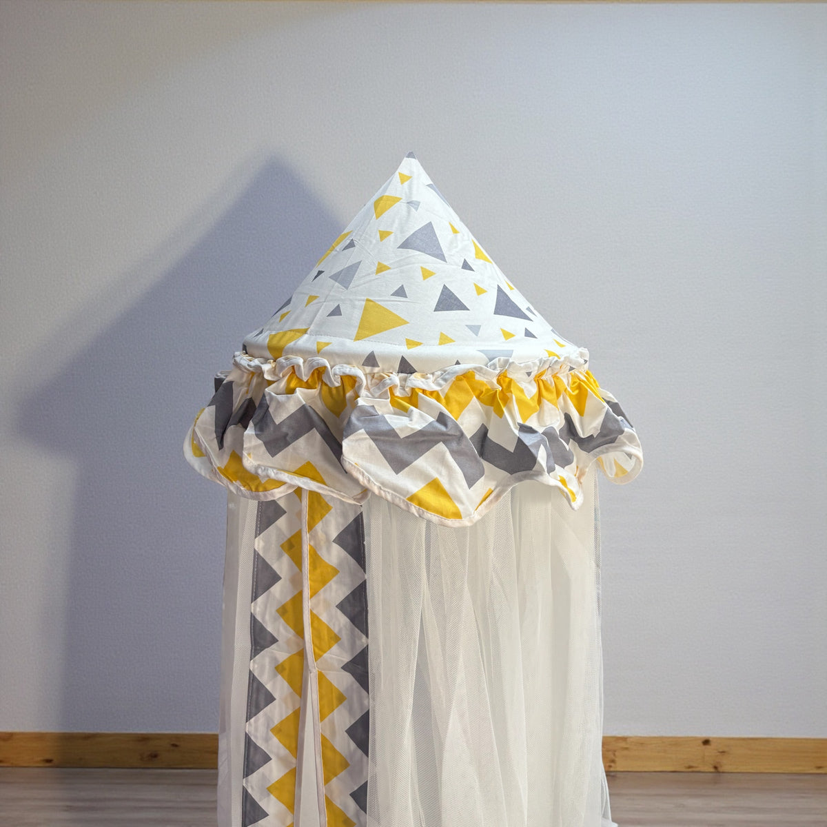 Pierre Cardin Sarı Zigzaglı Tül