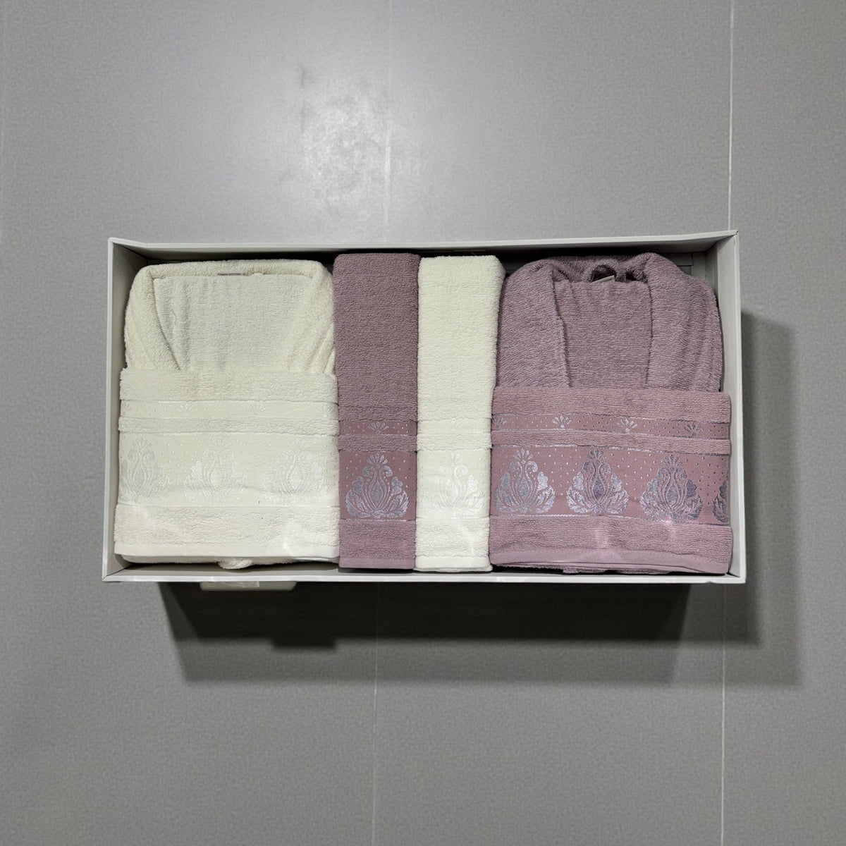 Julie Lena 6 Parça Aile Bornoz Seti