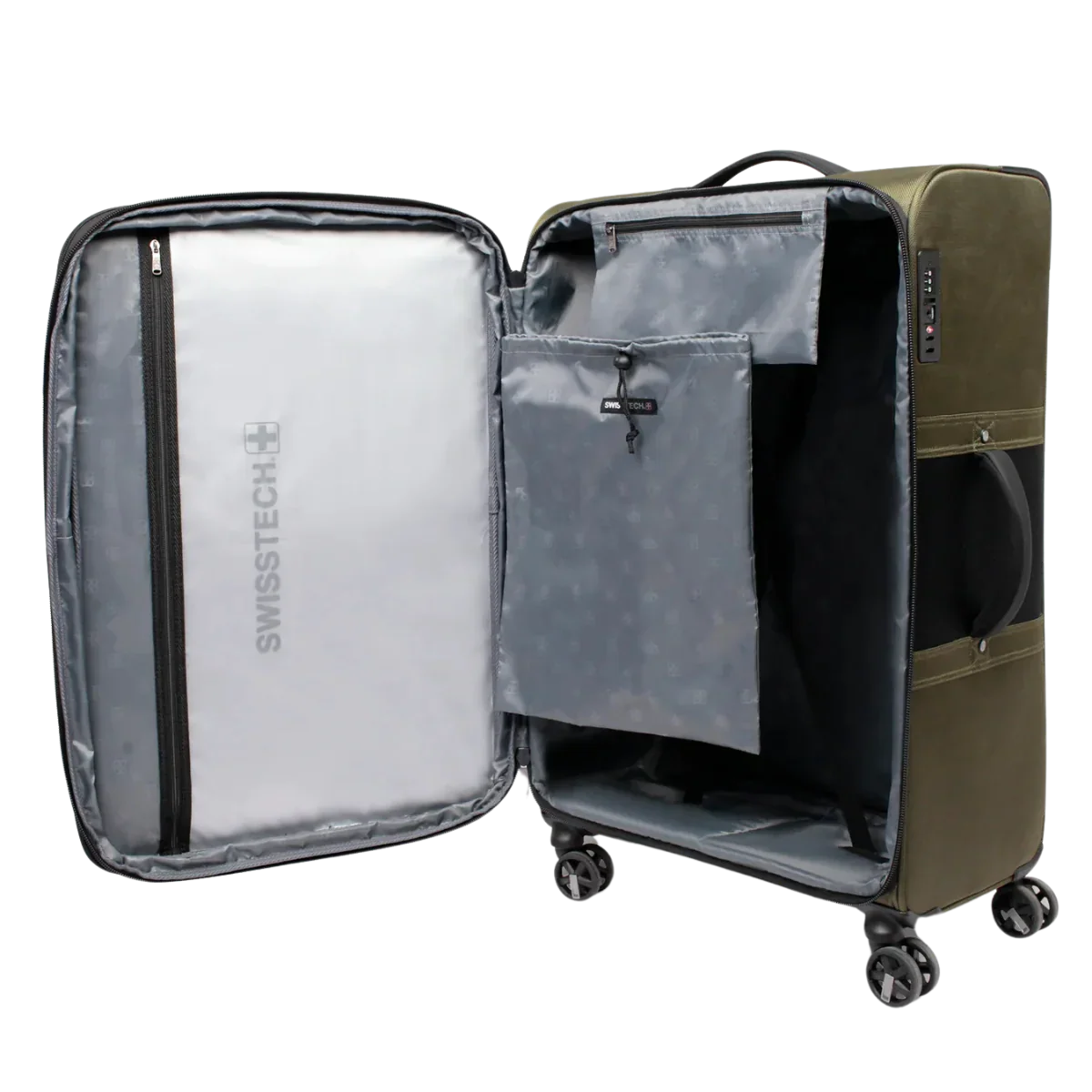 Askeri Yeşil Çok Bölmeli Şifreli Bavul Valiz