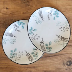 İkili Porselen Yemek Tabağı 20 cm
