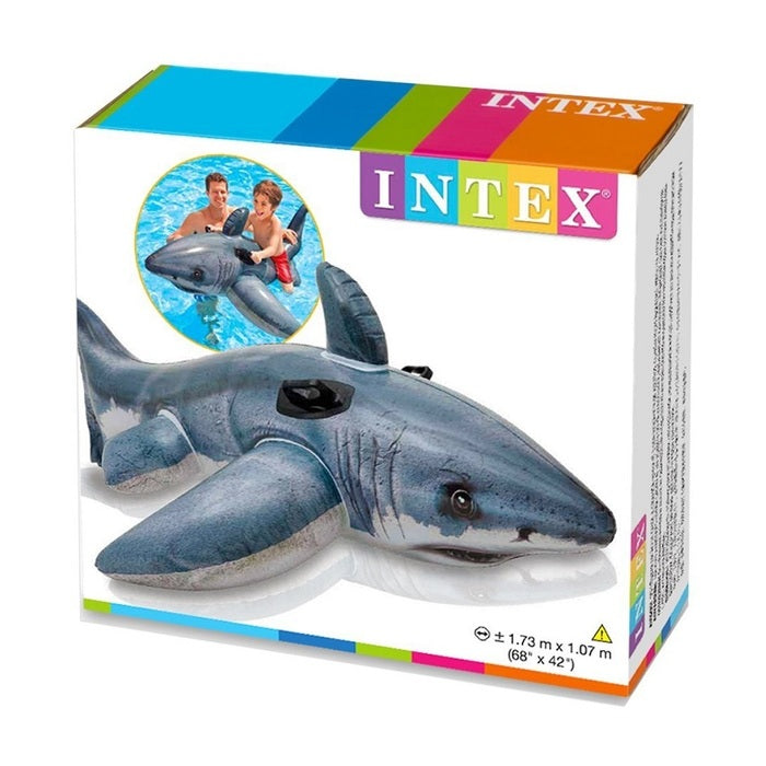 Intex 173x107cm Gerçek Görünümlü Köpekbalığı Deniz Binicisi