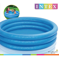 Intex Büyük Boy Kristal Çocuk Havuzu Mavi