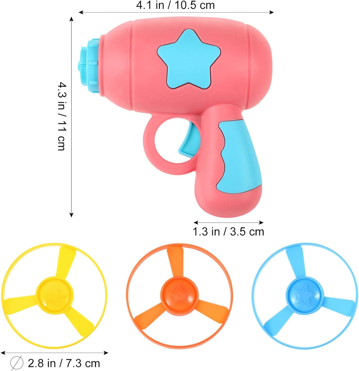 Işıklı Uçan Halka Oyuncağı Pembe