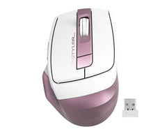 A4Tech 2000 Dpi 4 Tuşlu Kablosuz Kablosuz Mouse Beyaz Pembe