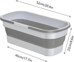 Katlanabilir 12 Litre Çok Amaçlı 52x20 Cm Taşınabilir Kova