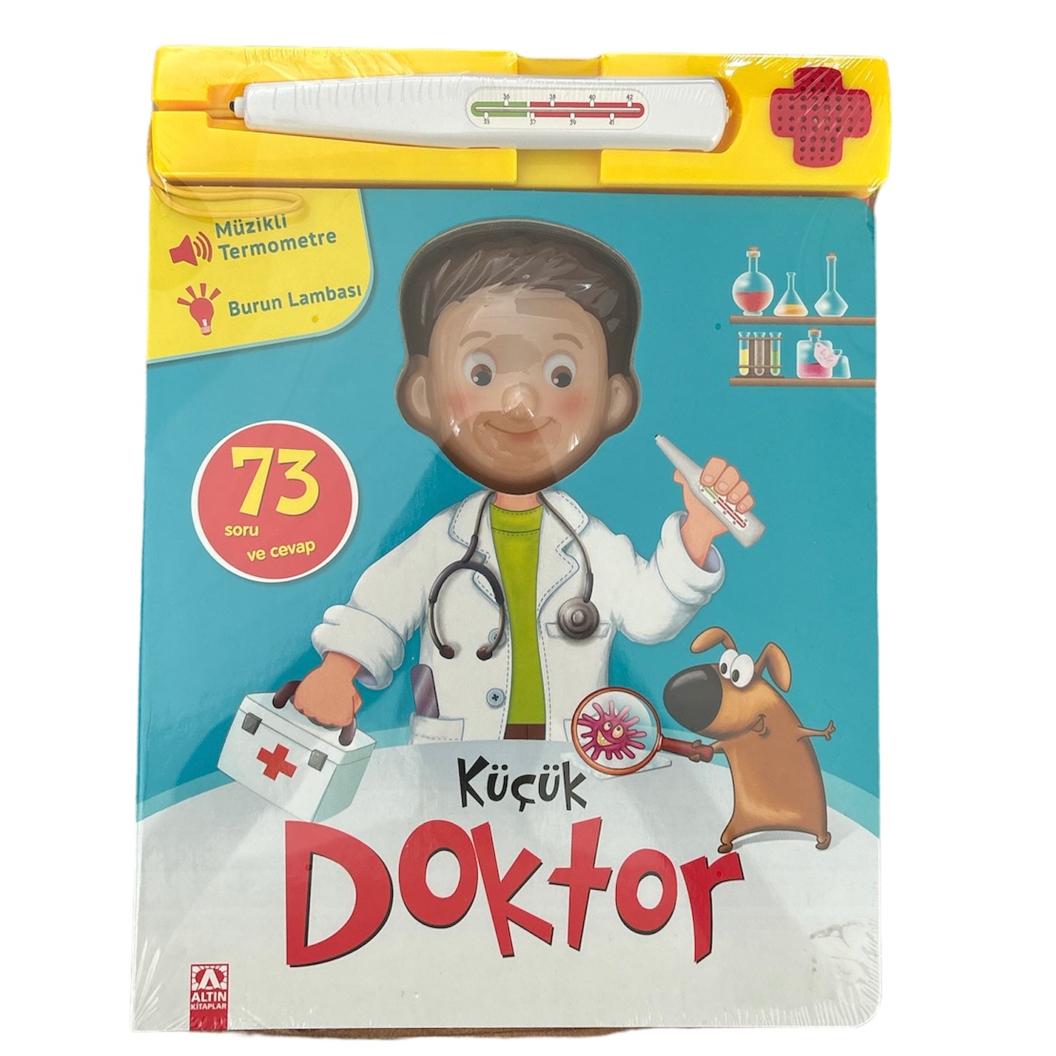 Küçük Doktor Eğitici Termometreli Çocuk Kitabı