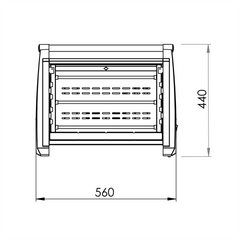 Kumtel 3 Çubuklu 1500 W Quartz Isıtıcı Soba Siyah