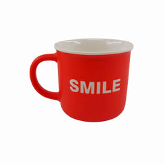Kupa Mug Kırmızı Smile 9.5x8.8 cm