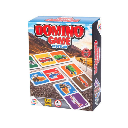Laço Kids Domino Oyunu Taşıtlar Eğitici Ögretici Oyun