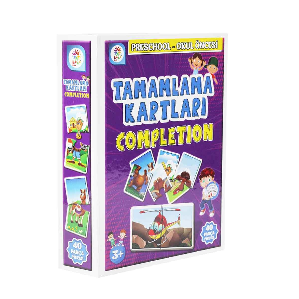 Laço Kids Tamamlama Kartları Eğitici Öğretici Oyun