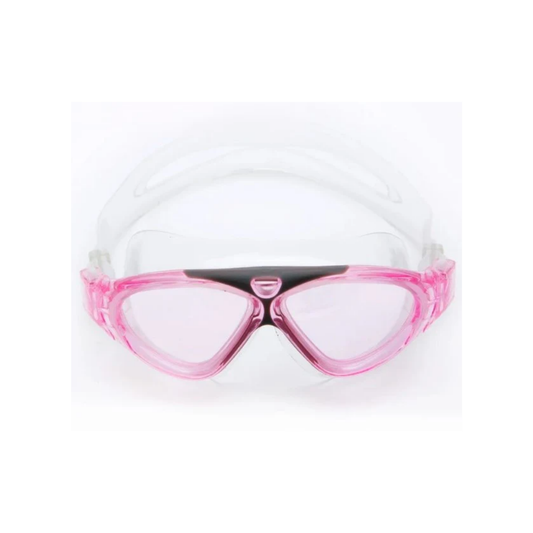 Kılıflı Yetişkinler İçin Yüzme Gözlüğü Pembe