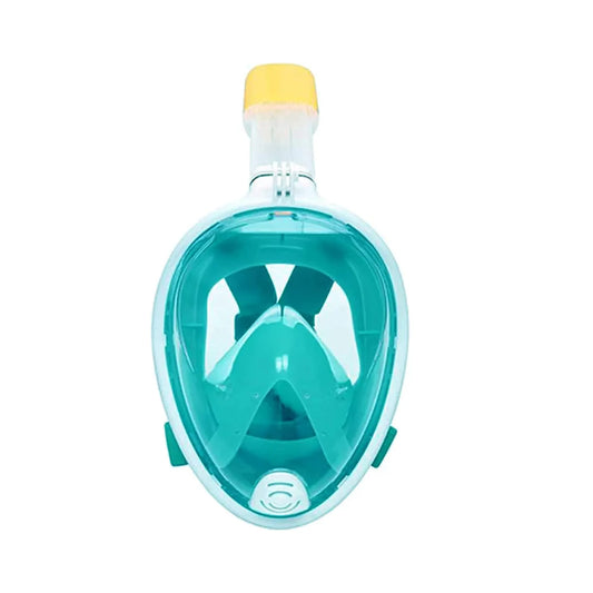 180 Derece Görüşlü Tam Yüz Şnorkel Maske Yeşil L/XL