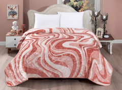 Mink Multicolor 220x240 cm Çift Kişilik Battaniye Pembe