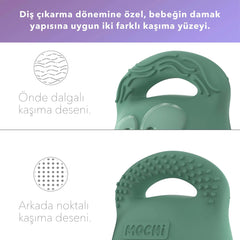 Mochi Emzik Kollar ve Diş Kaşıyıcı Yeşil