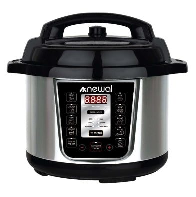 Newal 8 Lt LED Kontrol Panelli Buharlı Pişirici