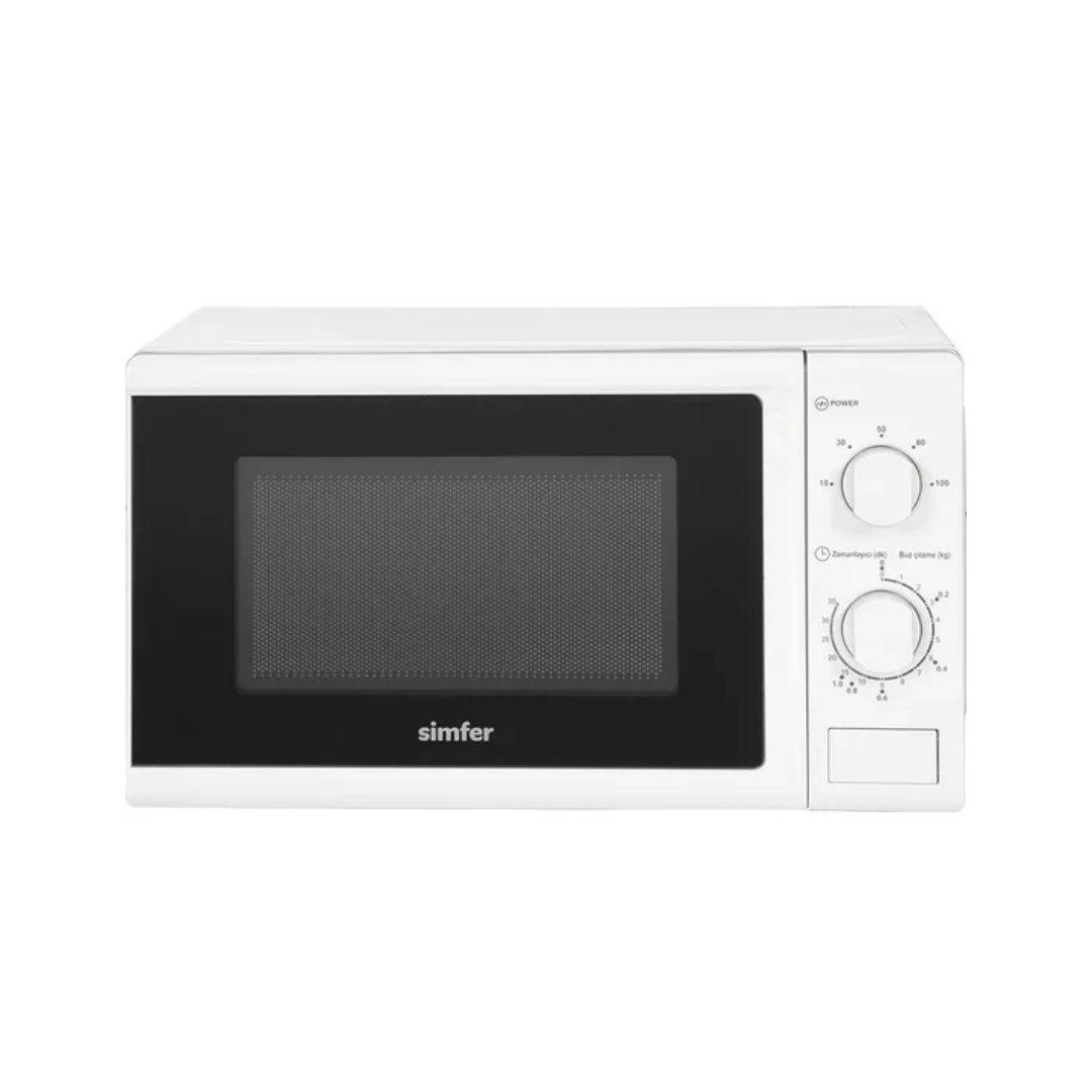 Simfer 20 Litre Mekanik Mikrodalga Fırın 700W Beyaz