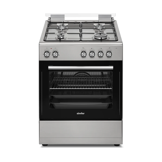Simfer 56 Litre 4 Gözlü Multi Turbo Fırın Inox