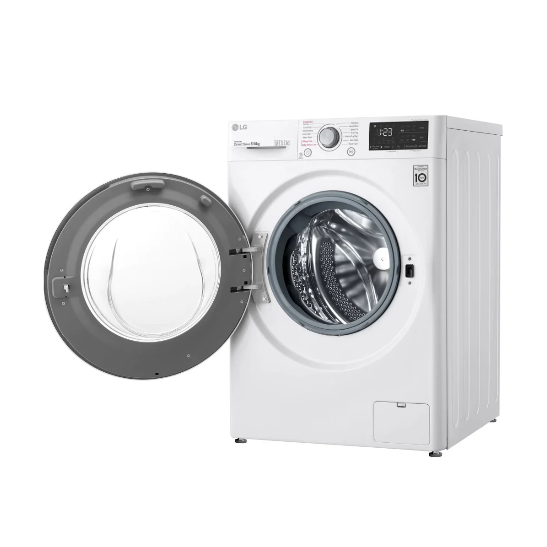 LG 8/6 Kg Buhar Özellikli Çamaşır ve Kurutma Makinesi Beyaz
