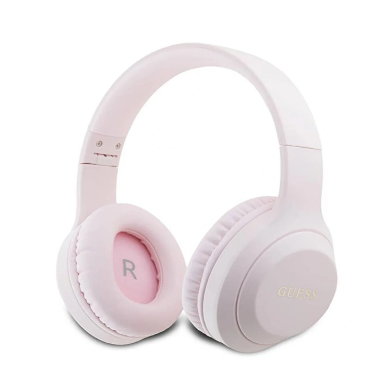 Guess Orjinal Lisanslı Kulaküstü Bluetooth Kulaklık Pembe