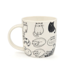 Kedi Motifli Kupa Mug 8.3x9 cm