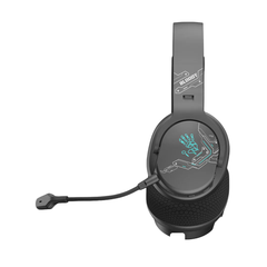 Bloody Hepsi Bir Arada 2.4 G 7 Renkli Kablosuz Oyuncu Kulaklığı Siyah