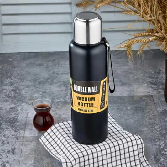 Çift Duvar Vakum Yalıtımlı 1500 ML Paslanmaz Çelik Termos Lacivert