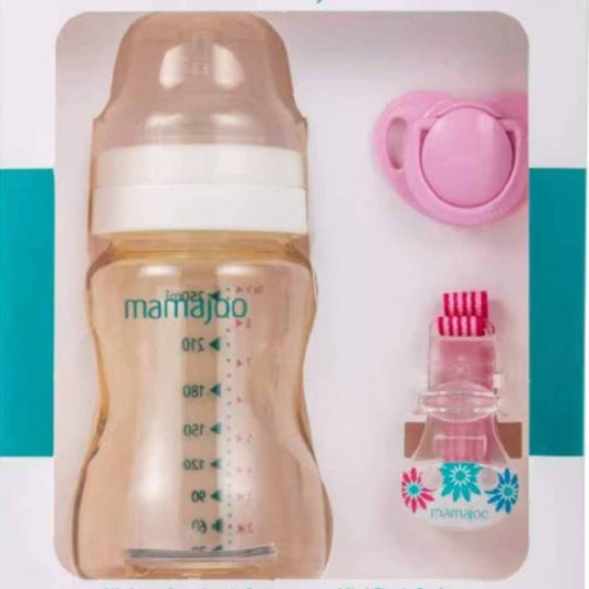 Mamajoo 250 ml Biberon Mini Hediye Seti Pembe