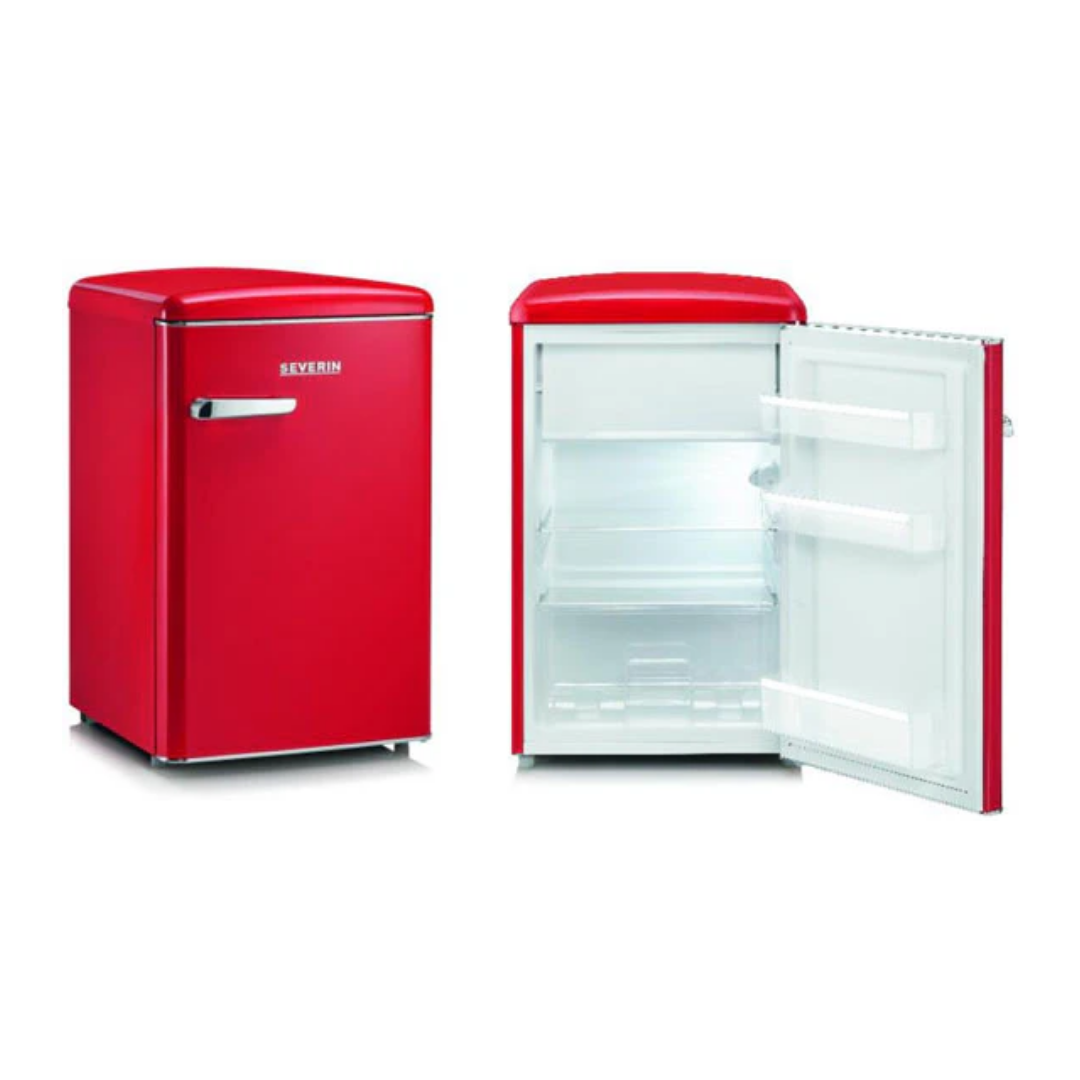 Severin Retro Ofis 106 Lt Mini Buzdolabı Kırmızı