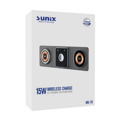 Sunix 15 W 3 ü 1 Arada Kablosuz Şarj Standı