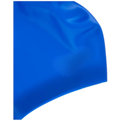 Silikon Yumuşak Havuz Deniz Yüzme Bone Mavi