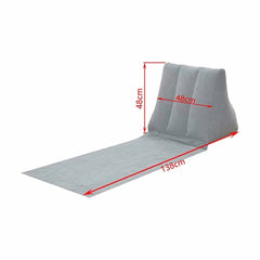 Şişme Şezlong Gri