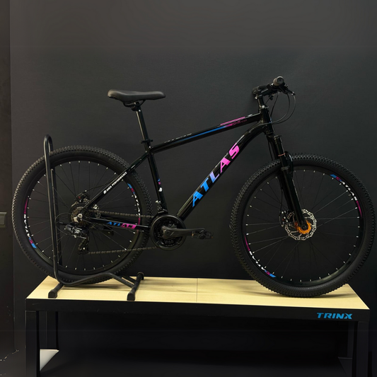 Atlas 3x8 Vites Dağ Bisikleti Siyah Mavi