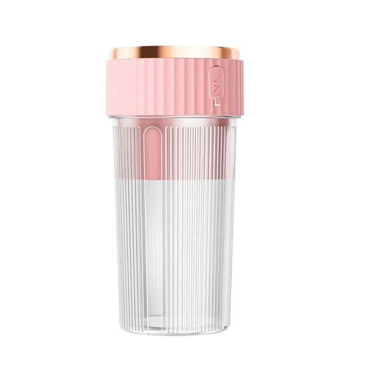 Taşınabilir USB Şarjlı 450 ML Meyve Blenderi Pembe