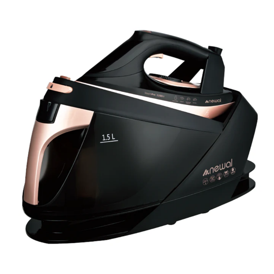 Newal 1 Dakika İçerisinde Hazır Buhar Kazanlı Ütü Siyah