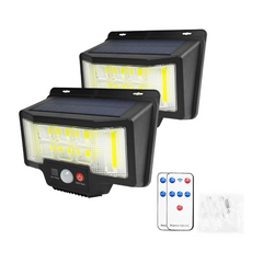 Güneş Enerjili 3 Aydınlatma Modlu COB LED Hareket Sensörlü Dış Mekan Lambası