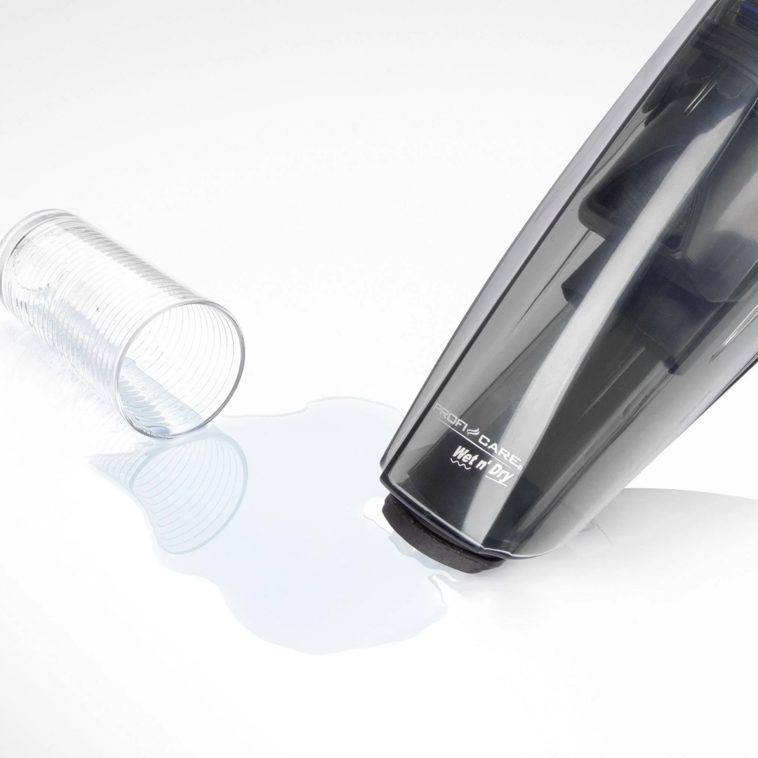 ProfiCare Islak Kuru Şarjedilebilir Elektrikli Süpürge Gri 2200 mAh 14.8 w