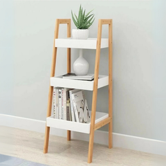 3 Katlı Çok Amaçlı Bambu Raf 80 x 30 Cm