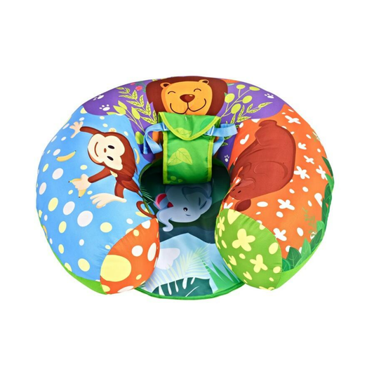 Aslan Desenli Oyuncaklı Bebek Destek ve Oturma Minderi