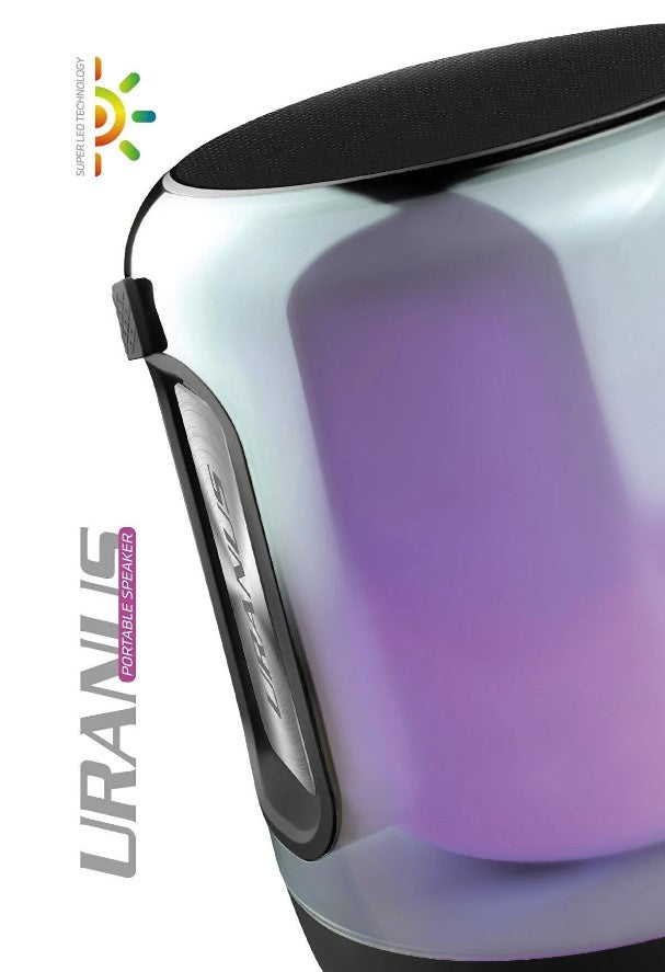 Powerway Uranus Ekstra Bass Radyolu Usb Aux Müzikli Gece Lambası Taşınabilir Hoparlör