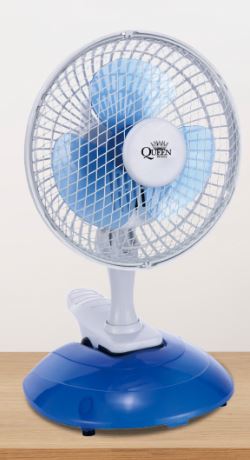 Master 6'' 3 Kanatlı Sessiz Masa Vantilatörü Mavi Beyaz